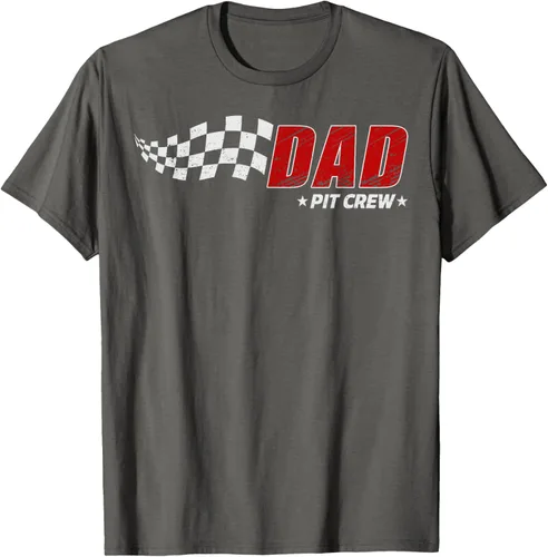 Vista 90 de Dad Pit Crew Race Car Birthday Family Matching Pit Crew Camiseta Pit Crew