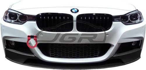 Vista 5 de JGR Track Racing Style - Gancho de remolque con tornillo de aluminio CNC para la defensa delantera y trasera del BMW, Negro