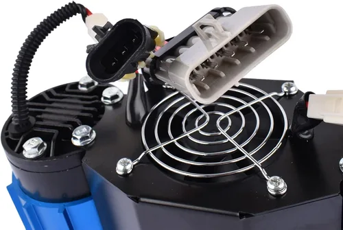 Vista 8 de Compresor de aire de alto rendimiento de 12 V de doble tanque de salida alta, reemplazo universal para compresor de aire de doble tanque CKMTA12 a