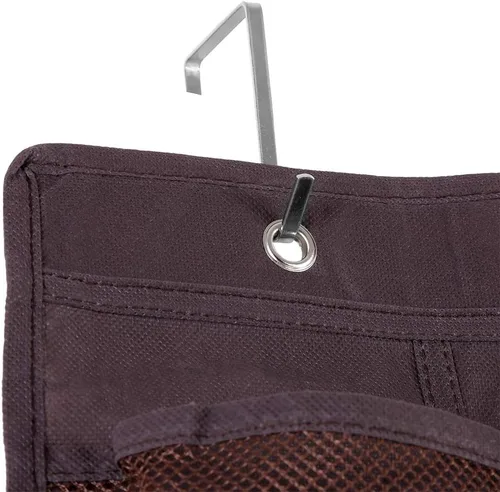Vista 7 de Asixx Bolsa de zapatos, 24 bolsillos para zapatos o estantes colgantes para zapatos, organizador de armario para guardar zapatos, ahorra más espacio