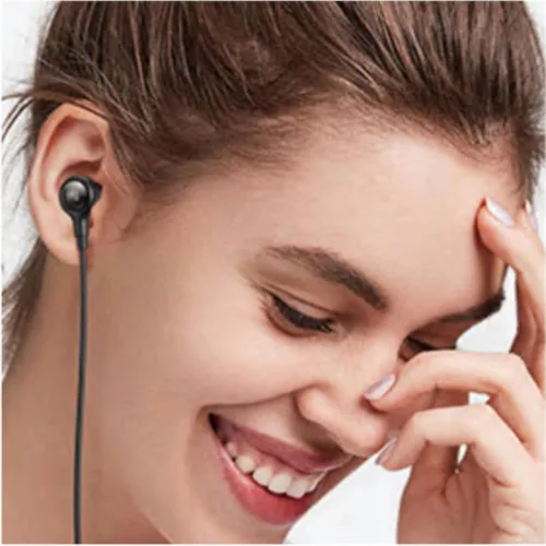 Vista 4 de Auriculares estéreo 2025 para Samsung Galaxy Z Fold6 S24 S23 S22 S21 S20, Note 10, 10+ - Diseñado con micrófono y control remoto de volumen conector