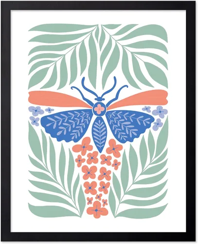 Vista 67 de Poster Master Póster de gato – Estampado floral retro – Arte de flores – Arte colorido de gato – Arte bohemio chic – Arte abstracto genial – Arte