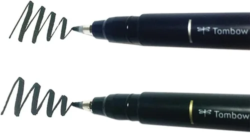 Vista 4 de Bolígrafo tipo pincel Fudenosuke, duro, (GCD-111), de Tombow