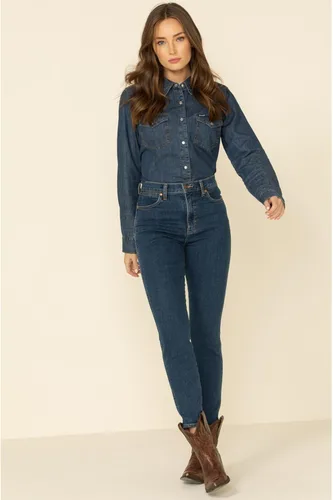 Vista 2 de Wrangler Camisa retro de manga larga para mujer