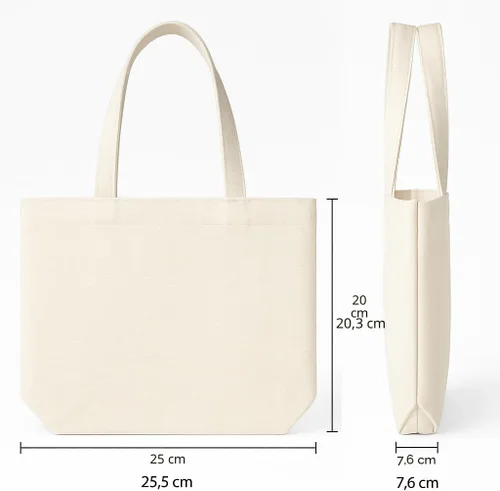 Vista 4 de Mini bolsas de lona de 10 x 8 x 3 pulgadas para pintura de tela, bolsa resistente de algodón, bolsas de regalo resistentes
