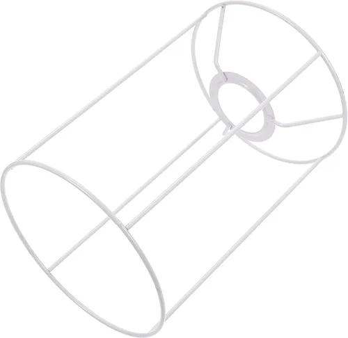 Vista 11 de Uonlytech Soporte de lámpara colgante de techo, marco de luz de 7.48 x 5.90 x 5.51 pulgadas, marco de pantalla de bricolaje, jaula de alambre