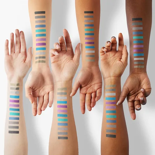 Vista 4 de L.A. COLORS Day to Night - Paleta de sombras de ojos, 12 colores, After Dark CES432