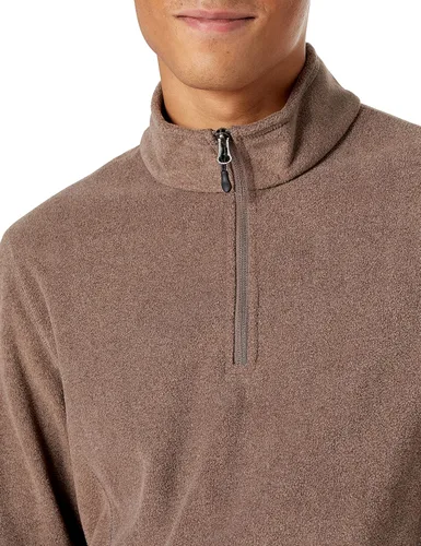 Vista 3 de Tienda Essentials Men's Quarter-Zip Polar Fleece Jacket