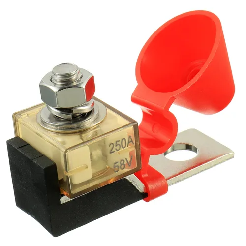Vista 7 de 30 AMP MRBF bloque de terminales portafusibles solo perno prisionero 5/16" (M8) Fusible de batería clasificado compacto 30A