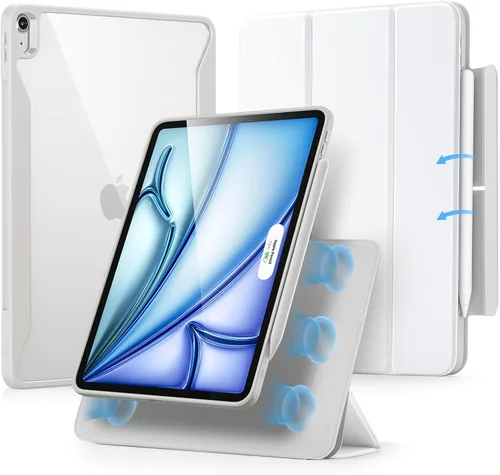Vista 12 de ESR Funda para iPad Air de 11 pulgadas M3/M2 (2025/2024), Funda para iPad Air de 5ª/4ª generación (2022/2020) de 10.9 pulgadas con soporte