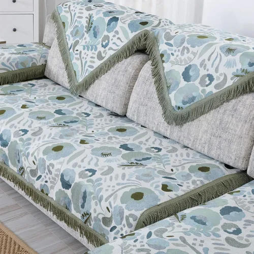 Vista 8 de OctoRose Funda antideslizante para sofá y sofá, protector de mueble, funda de sofá seccional, fundas para brazos de sofá, felpilla gruesa