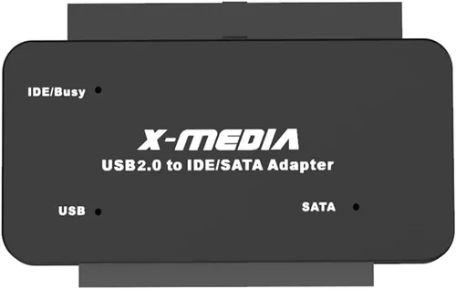 Vista 5 de X-MEDIA XM-UB2235S Convertidor de adaptador USB 2.0 a IDE SATA Lector/adaptador de disco duro externo Compatible con unidad de disco duro