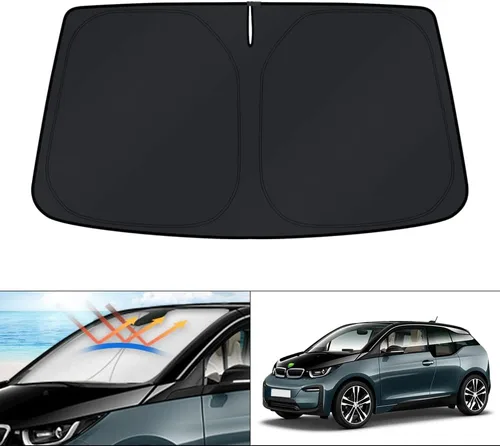 Vista 143 de KUST Parasol para parabrisas para BMW X1 F48 2016, 2017, 2018, 2019, 2020, 2021, 2022, accesorios de ajuste personalizado, parasol plegable