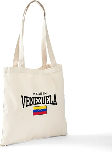 Vista 6 de CafePress Made In Venezuela Tote Bag Reutilizable Natural Beige Lona Bolsa de Compras