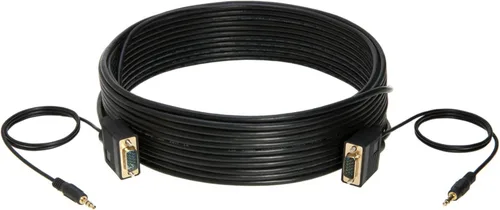 Vista 8 de Cables Direct Online Cable de monitor SVGA de 3 pies - macho a macho VGA a VGA 1080P para PC, proyector, computadora portátil, TV