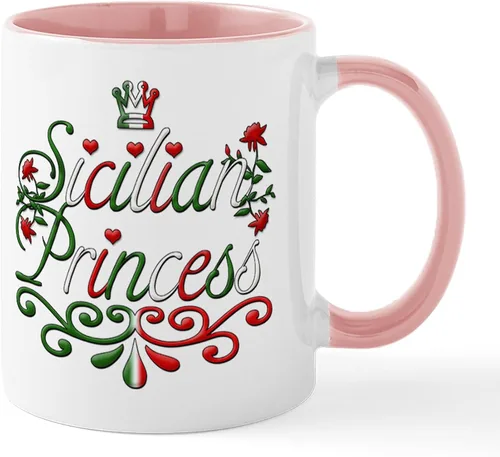 Vista 35 de CafePress Sicilia Mug - Taza de café de cerámica (11.0 fl oz)