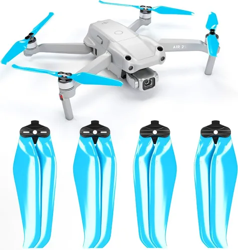 Vista 7 de Master Airscrew Hélices Stealth para DJI Air 2S y Mavic Air 2 - Negro, 4 uds