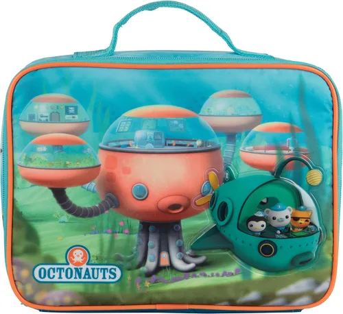 Vista 6 de Octonauts Funda térmica para lonchera, reutilizable y duradera, bolsillo de malla para almacenamiento adicional, diseño delgado para un fácil