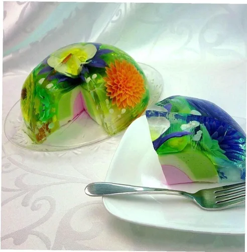 Vista 2 de Boquilla de gelatina de acero inoxidable, jeringa, aguja, pudín de gelatina, decoración de flores, accesorios de cocina, transparente, 11 uds