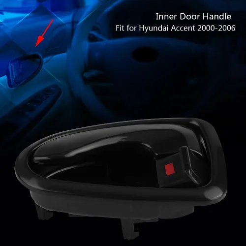 Vista 4 de KIMISS Manija de puerta interior, para Hyundai Accent 2000-2006 Auto Izquierda/Derecha Interior Interior Manija de Puerta Interior (Izquierda)