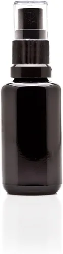 Vista 9 de Infinity Jars Botella de spray de niebla fina de vidrio ultravioleta negro de 0.2 fl oz (0.17 fl oz)