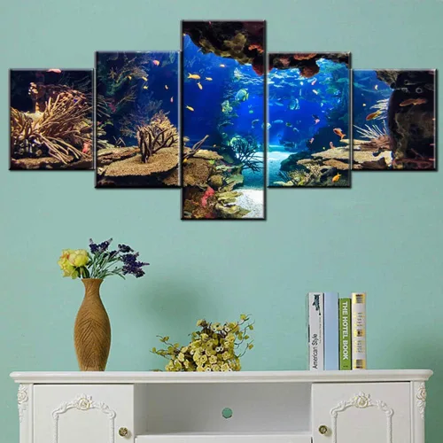 Vista 5 de Pinturas de Pesca Americana Impresiones HD sobre Lienzo