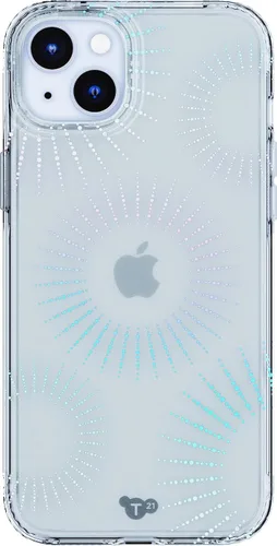 Vista 14 de Tech21 Evo Sparkle - Funda para iPhone 16e y 15, compatible con MagSafe, funda de protección contra impactos, color lunar