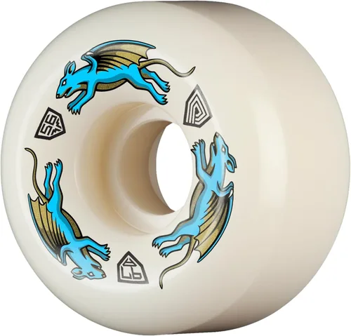 Vista 16 de Ruedas de patineta Powell Peralta Dragon Formula 88A, A2, 54mm x 39mm