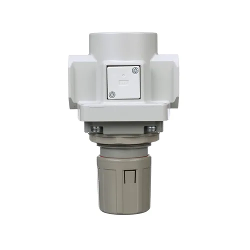 Vista 5 de PneumaticPlus SAR600-N10BG Regulador de presión de aire comprimido 1" NPT - Soporte, manómetro.
