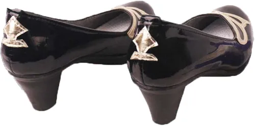 Vista 4 de Juego Genshin Impact Cosplay Zapatos Lisa Cosplay Zapatos Halloween Fiesta Daily Leisure Zapatos Casual Botas