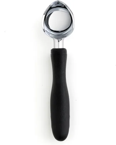 Vista 2 de Modelo 1503 Cutco Cuchara de helado con pala de 2 pulgadas de ancho y mango de agarre cómodo suave negro de 6 pulgadas