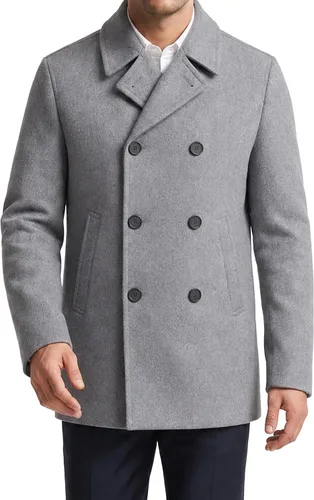 Vista 11 de Nautica Peacoat de mezcla de lana para hombre 2-Caviar
