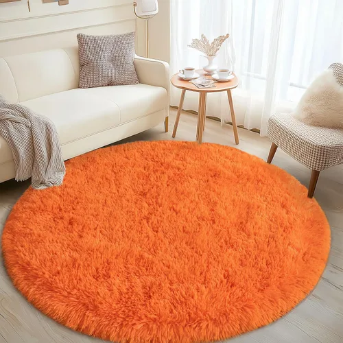 Vista 24 de Alfombras lanudas para dormitorio, sala de estar, dormitorio universitario, habitación de niños, decoración, alfombra suave y moderna