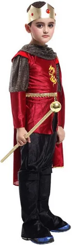 Vista 4 de Brcus Disfraz de Lord Prince Noble King Halloween Cosplay Juego de rol
