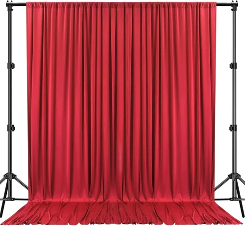 Vista 10 de LALAPORT Telón de fondo duradero sin costuras de 10 x 10 pies de 190 GSM para fiestas, bodas, baby shower, cumpleaños, graduación, decoración