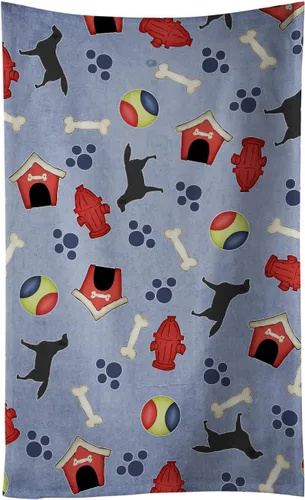 Vista 98 de Caroline's Treasures BB3948KTWL Affenpinscher Dog House Collection - Toalla de cocina para invitados, toalla de baño decorativa para cara, té, paño