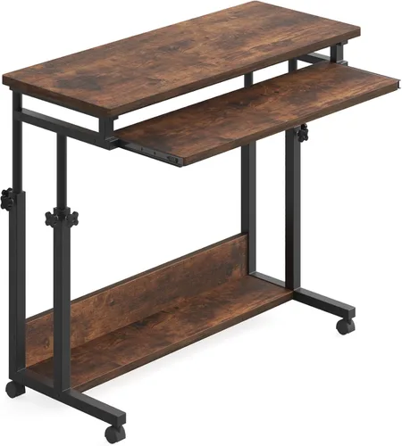 Vista 8 de [Usado] Tribesigns Escritorio portátil para sofá y cama, mesa de computadora portátil de altura ajustable, escritorio pequeño de pie, carrito