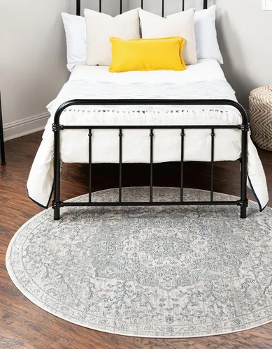 Vista 14 de Unique Loom Newport Collection - Alfombra de área con olmos (2' x 3' 11" gris/marfil)