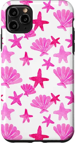 Vista 13 de Coastal Granddaughter Preppy Shells Starfish Ocean Nautical Case for iPhone 17