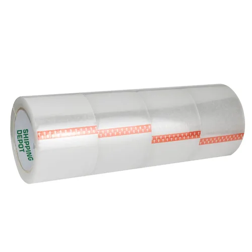 Vista 6 de Cinta de embalaje transparente (6 rollos) industrial de 2 mil - 2 pulgadas x 110 yardas de repuesto para embalaje, envío, sellado de cajas de mudanza