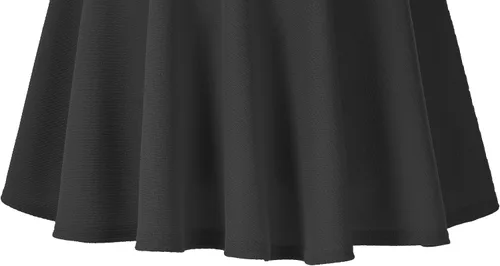 Vista 5 de Urban CoCo Women's Basic Versatile Stretchy Flared Casual Midi Skater Skirt