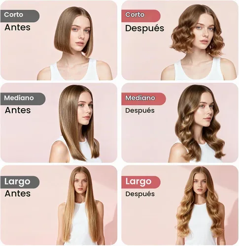 Vista 7 de JAETON Varita rizadora de cabello de 1 pulgada para rizos clásicos y ondas