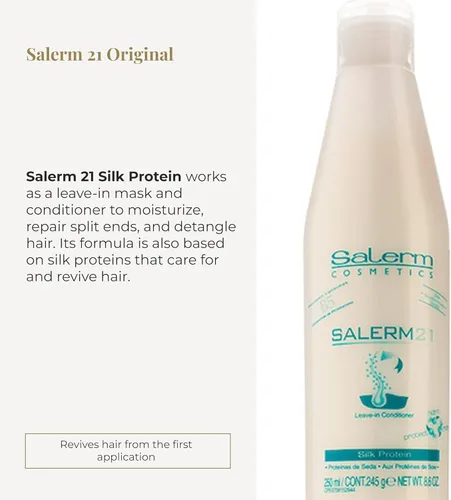 Vista 2 de Cydraend - Proteína de seda Salerm 21 B5, 8.6 onzas, paquete de 2