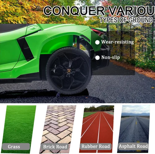 Vista 8 de FINITO Lamborghini - Automóvil eléctrico XXL con licencia de 24 V y 4 WD para niños con control remoto, puertas hidráulicas, luces LED y música