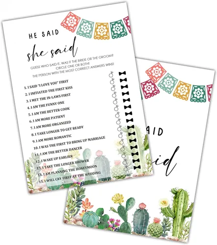 Vista 6 de Juegos de despedida de soltera, decoraciones mexicanas para despedida de soltera, tarjetas de consejos y deseos para despedida de soltera, fiesta