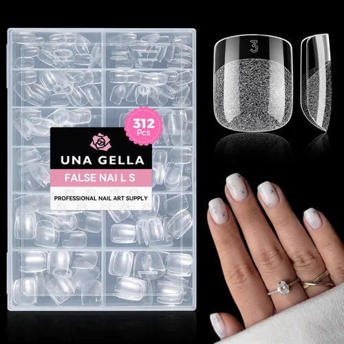 Vista 29 de UNA GELLA Pegamento de uñas de gel 6 en 1 para puntas de uñas transparentes