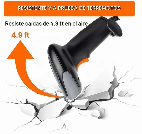 Vista 4 de YANZEO Escáner con cable del código de barras del PDA del CCD del USB