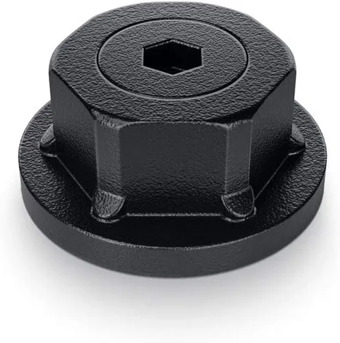 Vista 4 de OZCO 10 cubiertas de tuerca hexagonal con tapones de 1-1/2 pulgadas Perno de retraso decorativo y tapas de tuerca hexagonal para pérgola