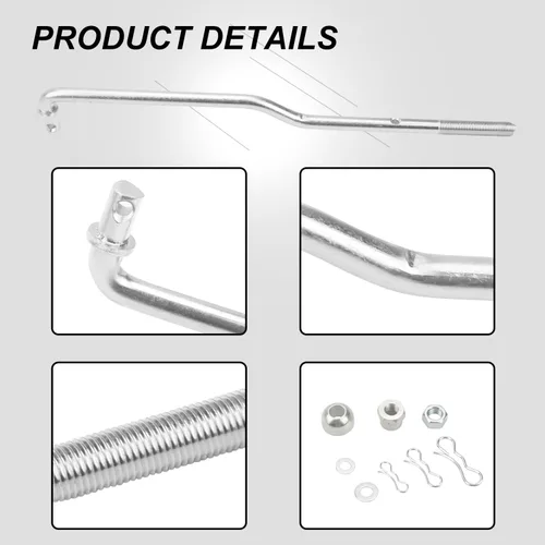 Vista 3 de Karbay 532195270 195270 Kit de suspensión de elevación delantera para Craftsman Husqvarna Poulan cortacésped con pasador de chaveta de pajarita