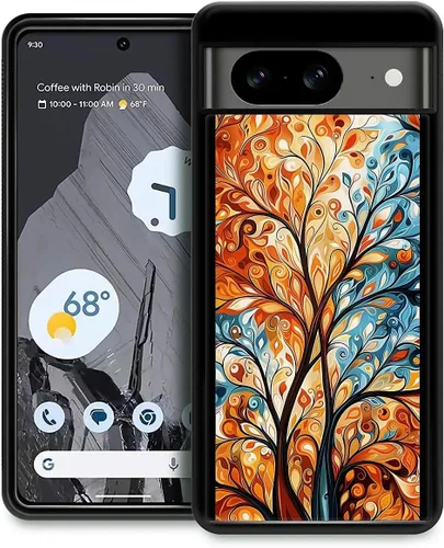 Vista 310 de Compatible con Google Pixel 4A 5G Mobile Case Creative Acrylic Panel trasero Silicona Protección Grip especialmente diseñado para Google Pixel 4A 5G